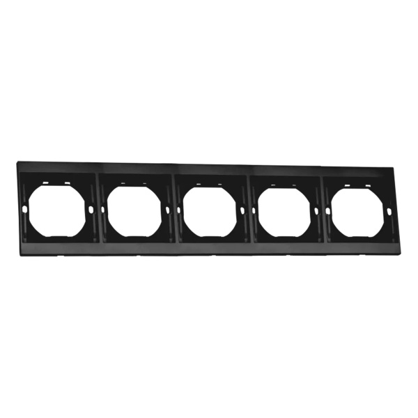 Рамка 5-ная QUATTRO ULTIMA BLACK UNIT (10)