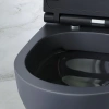 Унитаз подвесной AM.PM C701700MBSC Spirit V2.0  FlashClean с сиденьем микролифт, черн мат,