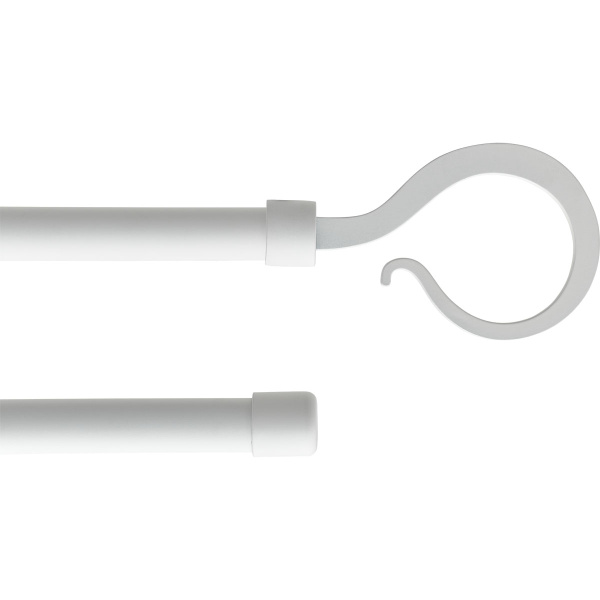 Карниз телескопический двойной Luance 120-210 см белый 7968120108