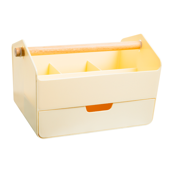 Ящик для хранения универсальный 23х14,5х14,5 см кремовый 5146 PRC