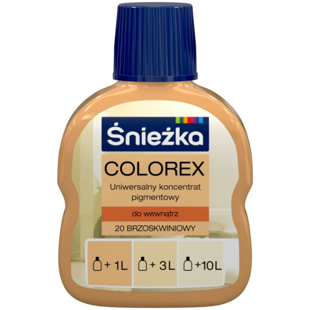 Колер SNIEZKA Colorex №20 персиковый 100 мл