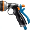 Пистолет поливочный GRINDA, RM-8, 8 режимов, курок сзади, металлический с TPR, PROLine (8-427143)