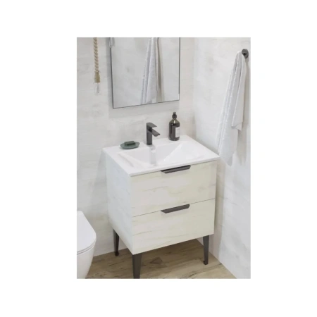 Умывальник мебельный SANITA LUXE Breeze 60 ВКС Белый S1