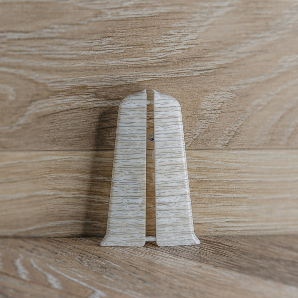 Торцевые (пара) для плинтуса 85мм "Деконика", 265 Клен патина