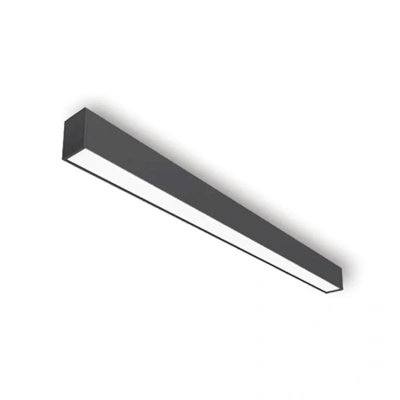 Светильник подвесной LINETA-40/SUR/40K/BLC/40W/4400LM/52x82x1200mm