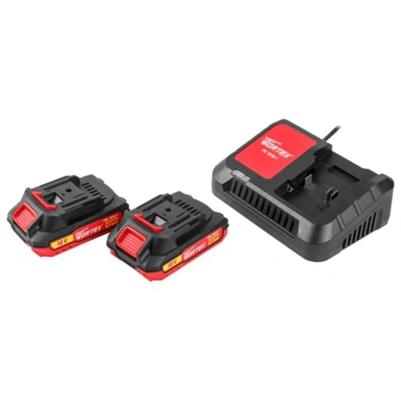 Дрель-шуруповерт аккум. WORTEX BD 1820-1 Li в чем. ALL1 XLT 18 В, 30 Н*м, 2х2 А*ч, БЗП(мет.) 13 мм, 