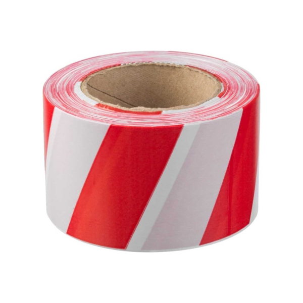 Сигнальная лента ЗУБР "МАСТЕР", цвет красно-белый, 50мм х 200м