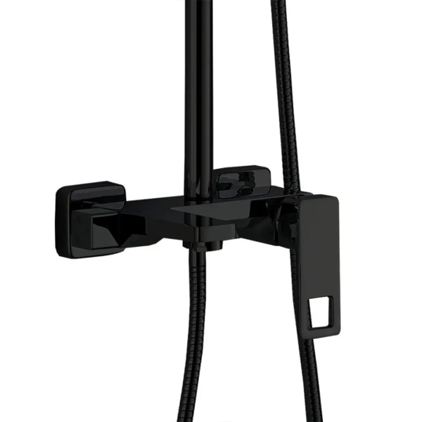 Стойка душевая со смесителем HAIBA HB24615-7 черный