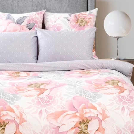 Комплект постельного белья Василиса Семейный сатин нав. 70х70х2 шт Valeri Монблан