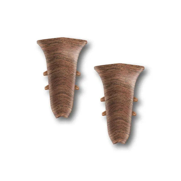 Угол внутренний для плинтуса 55мм "Идеал Классик", 341 Ольха