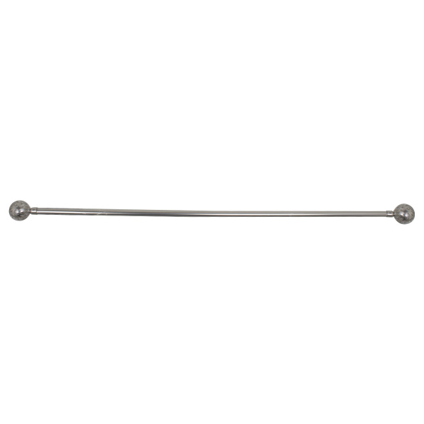 Карниз телескопический одинарный Luance RETRO 120-210 см серебро 7890312099