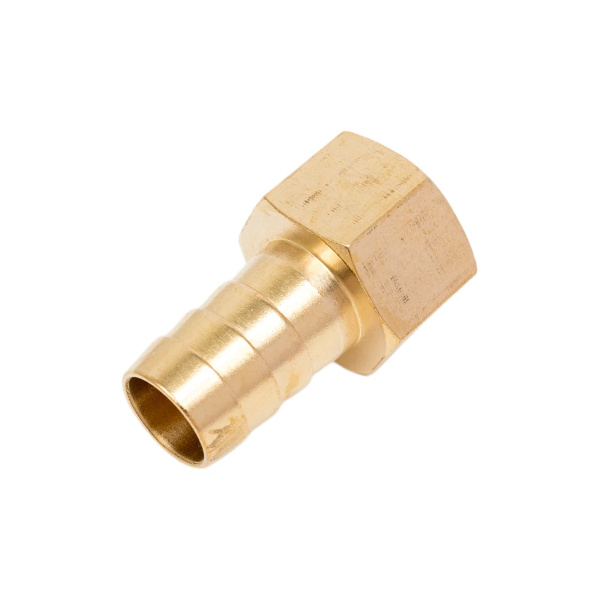 Соединение внутр. резьба 1/2" х елочка 16 мм (латунь) ECO