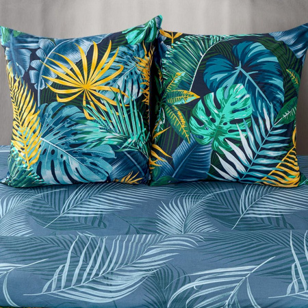 Комплект постельного белья Василиса Монблан Tropical евро сатин нав 70х70х2 шт.