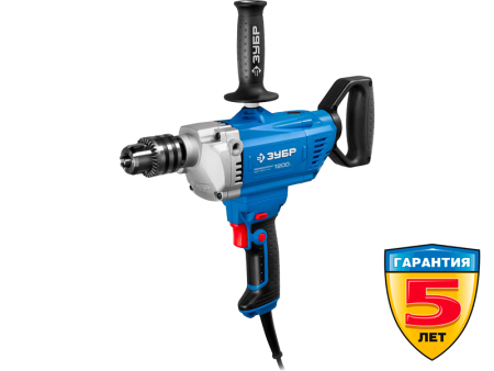 Дрель-миксер ЗУБР "ПРОФЕССИОНАЛ" реверсивная, патрон 16мм, 0-850об/мин, 1200Вт