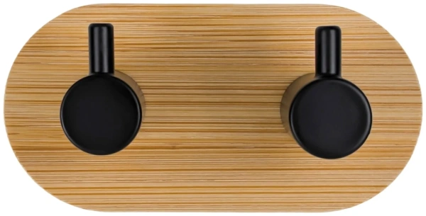 Крючок двойной для ванной комнаты Bathlux 9х4,5 см 30585