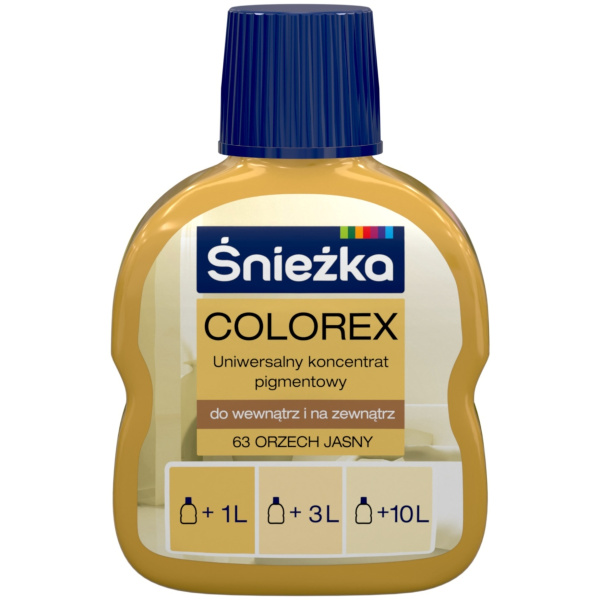 Колер SNIEZKA Colorex №63 орех светлый 100 мл