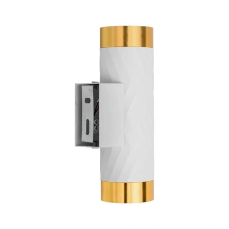Светильник накладной WOLTA WSL-GU10/W09WG под лампу GU10 Белый / Золотой LINEA