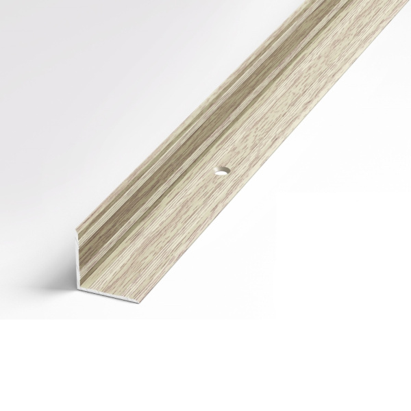 Профиль угловой ПУ 05-1. дуб беленый.1,8м
