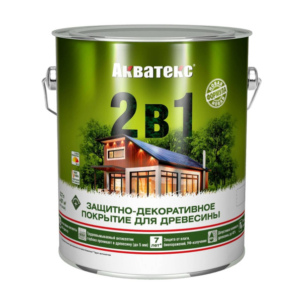 Текстурное покрытие - Акватекс (2,7 л) - белый