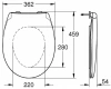 Сиденье для унитаза GROHE 39493000 Bau Ceramic (с микролифтом), альпин-белый