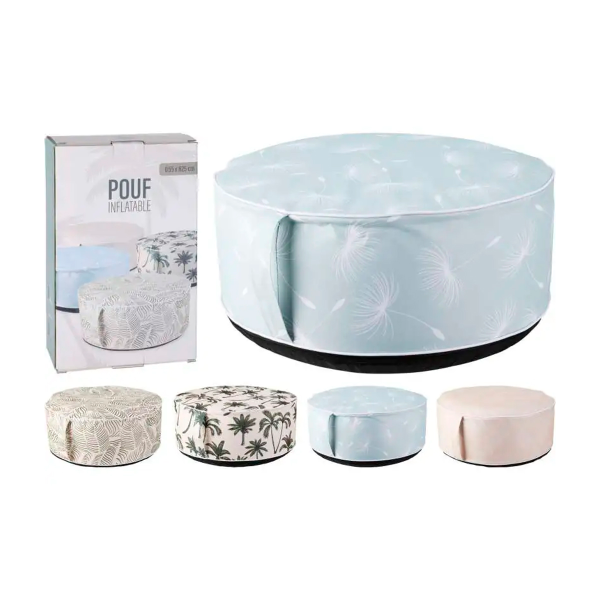 Пуф надувной 55х25 см 4 цвета в ассортименте 170491330 К