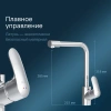 Смеситель д/к AM.PM F8005700 Like,  с каналом для питьевой воды, L-излив, хром, шт.,