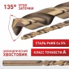 Набор сверел по металлу ЭКСПЕРТ "КОБАЛЬТ" 1410-S6, Co(5%), d:2-8мм, пластик. бокс(6шт/наб)