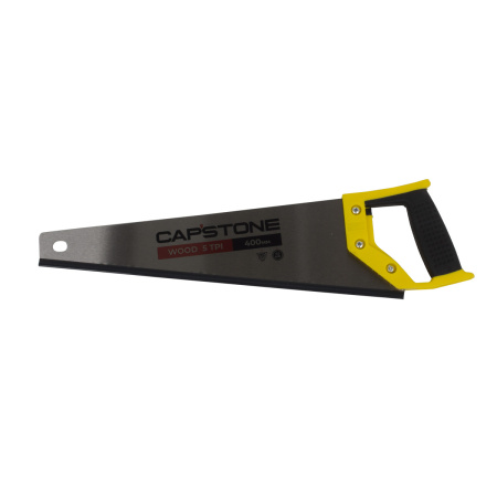 Ножовка по дереву CAPSTONE 95211-5-400, 2-комп. пластиковая ручка, 3D-заточка, закал.зуб, 5TPI,400мм
