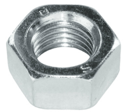 Гайка М4 шестигр., цинк, кл.пр. 5.8, DIN 934 (50 шт в зип-локе) STARFIX