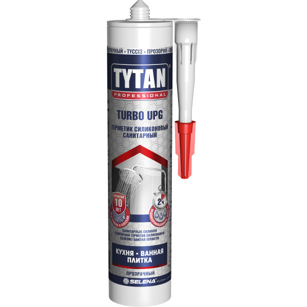 TYTAN герметик силиконовый санитарный UPG TURBO бесцветный, 280 мл