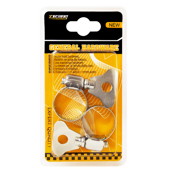 Хомут металлический  Ø23 2PC  (блистер)