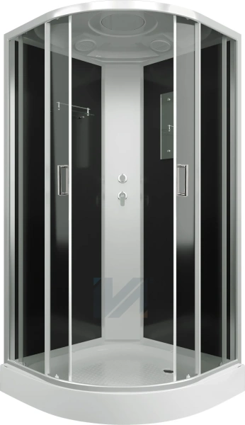 Душевая кабина IVA SC09CT, 900*900*2150 низкий поддон, тонированное стекло