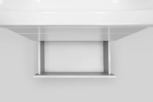 Тумба под умывальник AM.PM GEM 60 см ,2 ящика push-to-open напольный белый, M90FSX06022WG