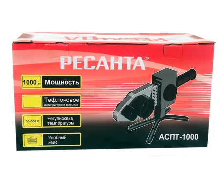 Аппарат для сварки ПВХ труб АСПТ-1000 Ресанта