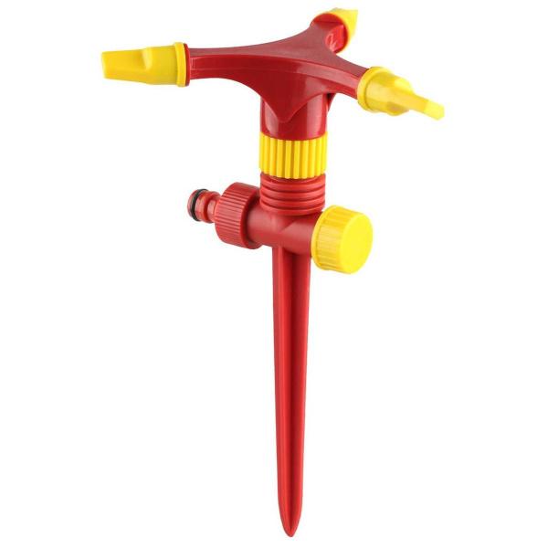 Распылитель круговой, пластиковый GRINDA GR-P, 90 м2 полив,на пике, 3 сопла