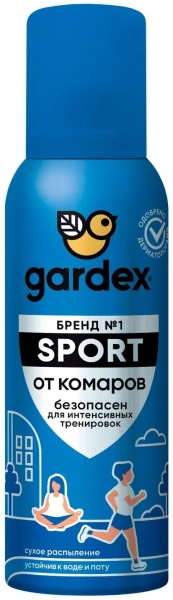 Аэрозоль от комаров Gardex Sport 100мл GR0002