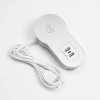 Бокс настольный встраиваемый 2 USB, 1 Type-C, беспроводная зарядка, шнур 1,5 м., серебро