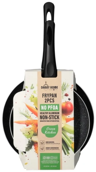 Набор сковородок DH Green Kitchen 2 шт 20см / 24 см DHP01-2A