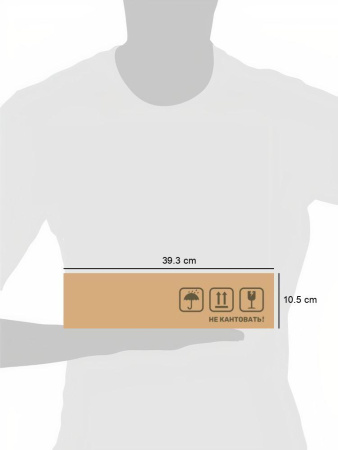 Полка настенная Atmosphera 39,3х10,5х36 см золото 166731B