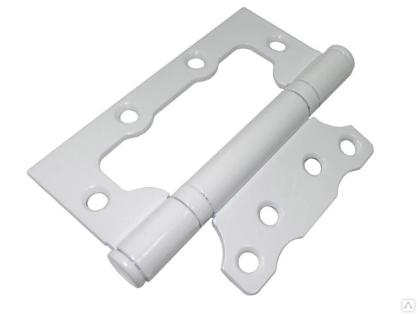 Навес дверной бабочка белый FH-100-WP flush hinge