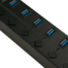 Разветвитель usb-портов ( на 7 портов) с выключателем