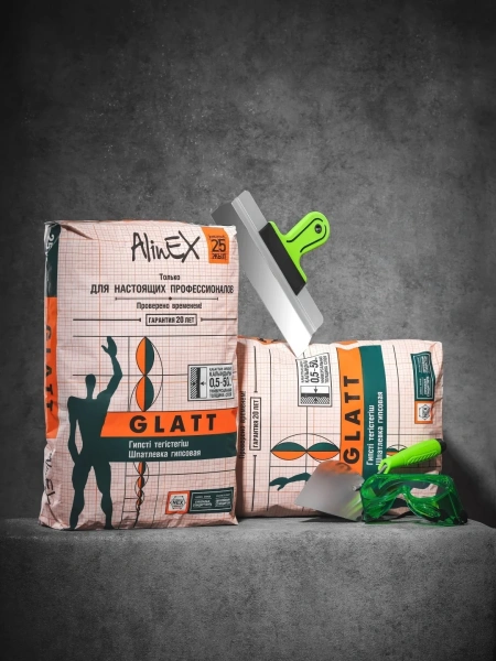 Шпатлевка AlinEX GLATT. Мешок 5кг