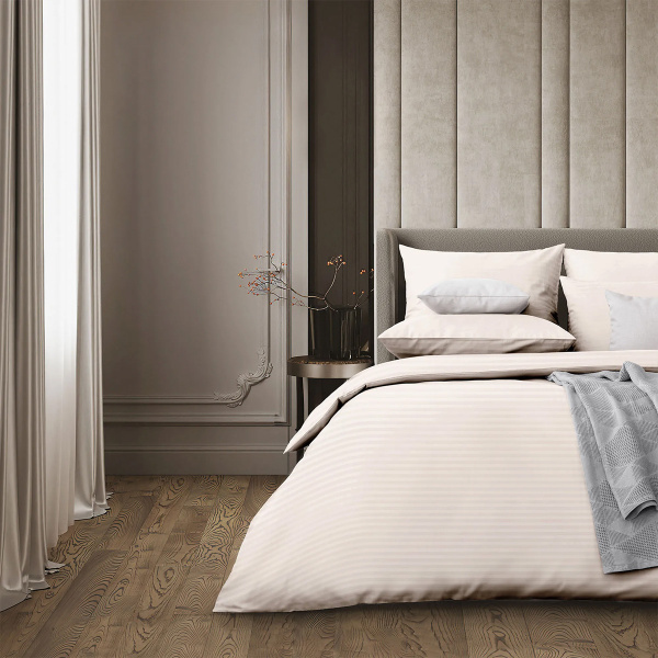 Пододеяльник Verossa Stripe 180х215см на молнии Antique White 925722