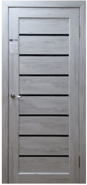 Дверное полотно Рада Линия Ель Альпийская ст.черн. 700мм