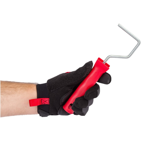 Ручка для мини-валиков  50 мм и 75 мм, D ручки - 6 мм, оцинкованная// Matrix