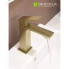 Смеситель д/р GROSS AQUA 6210880GB Грани (Edge)