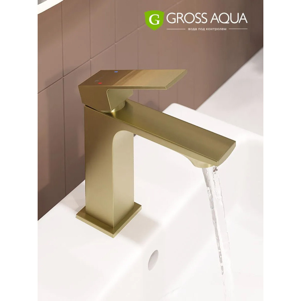Смеситель д/р GROSS AQUA 6210880GB Грани (Edge)