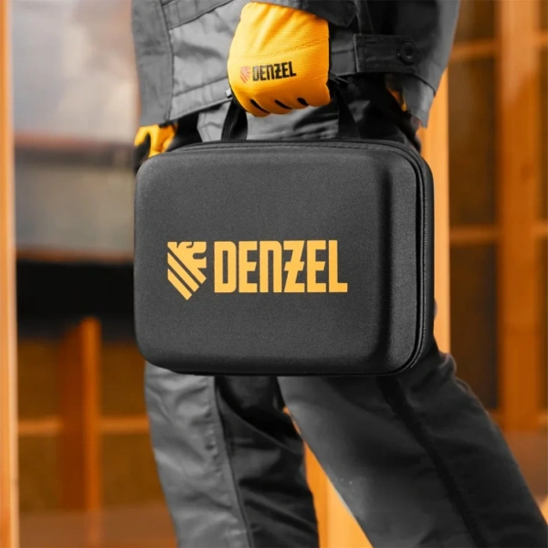 Уровень лазерный м-призм. DLV 360-4G Master Series, 30 м, зеленый луч, акк. Li 2400 mAh, кейс// Denz