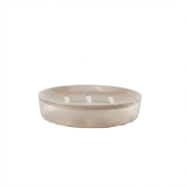 Мыльница J&S Home Basic прозрачный бежевый 7006B-Z