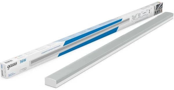 Св-к Gauss LED матовый IP40 1190x60x36мм 36W 3600Лм 4000K Shop Lighting белый 883525236
